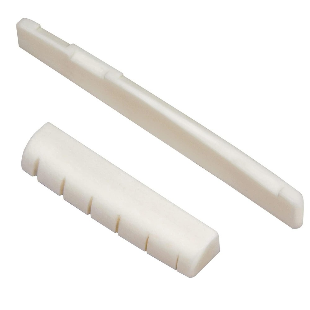 Blisstime 6 String Acoustic Guitar Bone Bridge Saddle