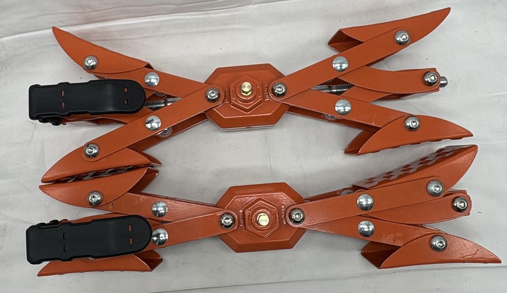 Sulythw X-Shaped RV Wheel Chocks 2PCS Adjustable 3"-11.5"