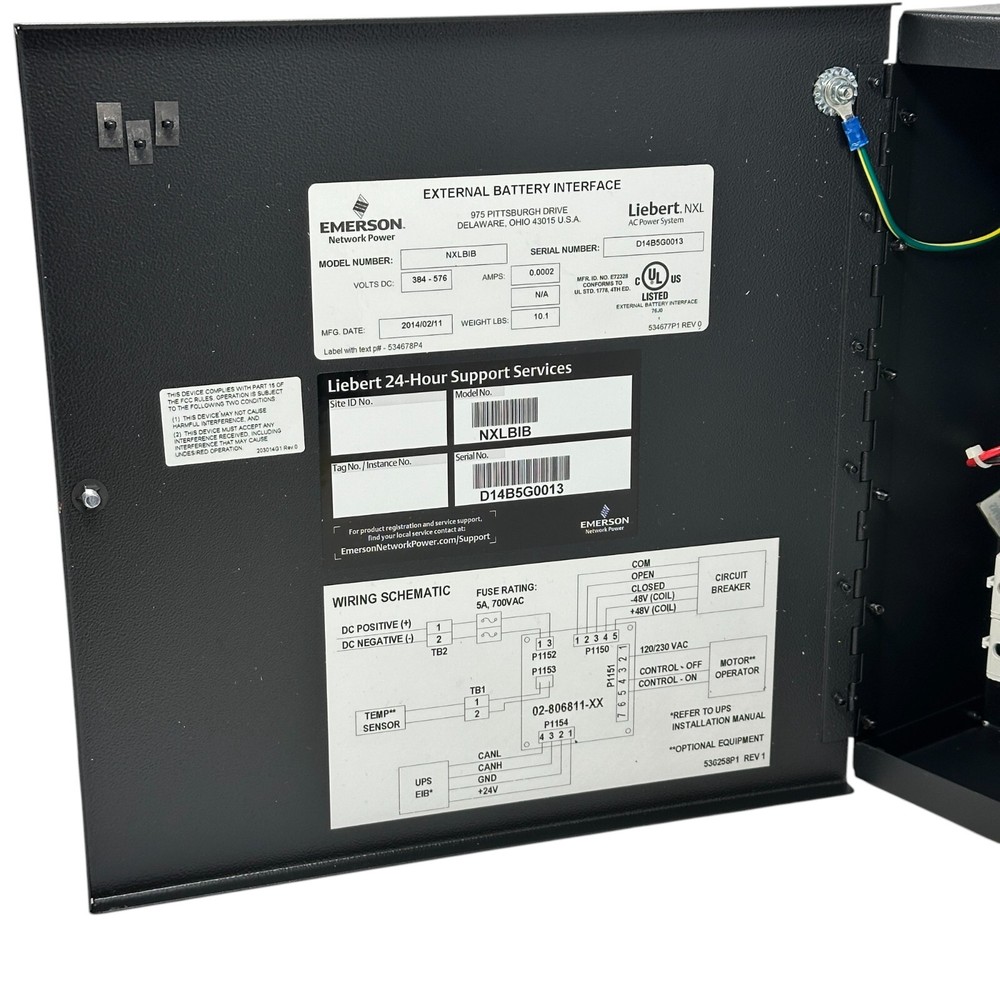 Emerson Network Power Liebert NXL External Battery Interface NXLBIB