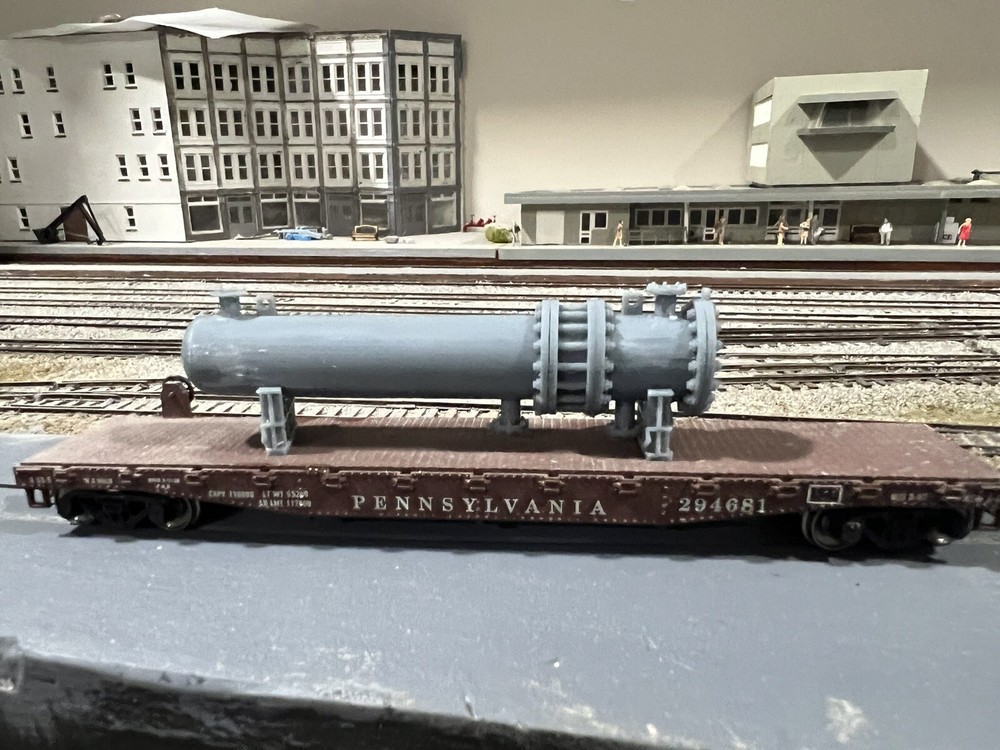 N Scale Flat Car Load Heat Exchanger