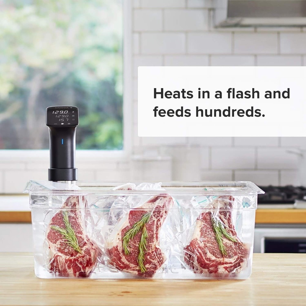 Versatile Anova Sous Vide Precision Cooker Pro, 1200 Watts, Quality