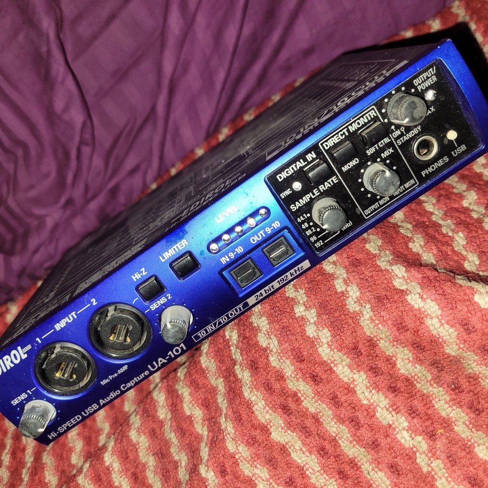 Roland EDIROL UA-101 Audio Recording Interface 24bit Interface 10 Inputs in/out