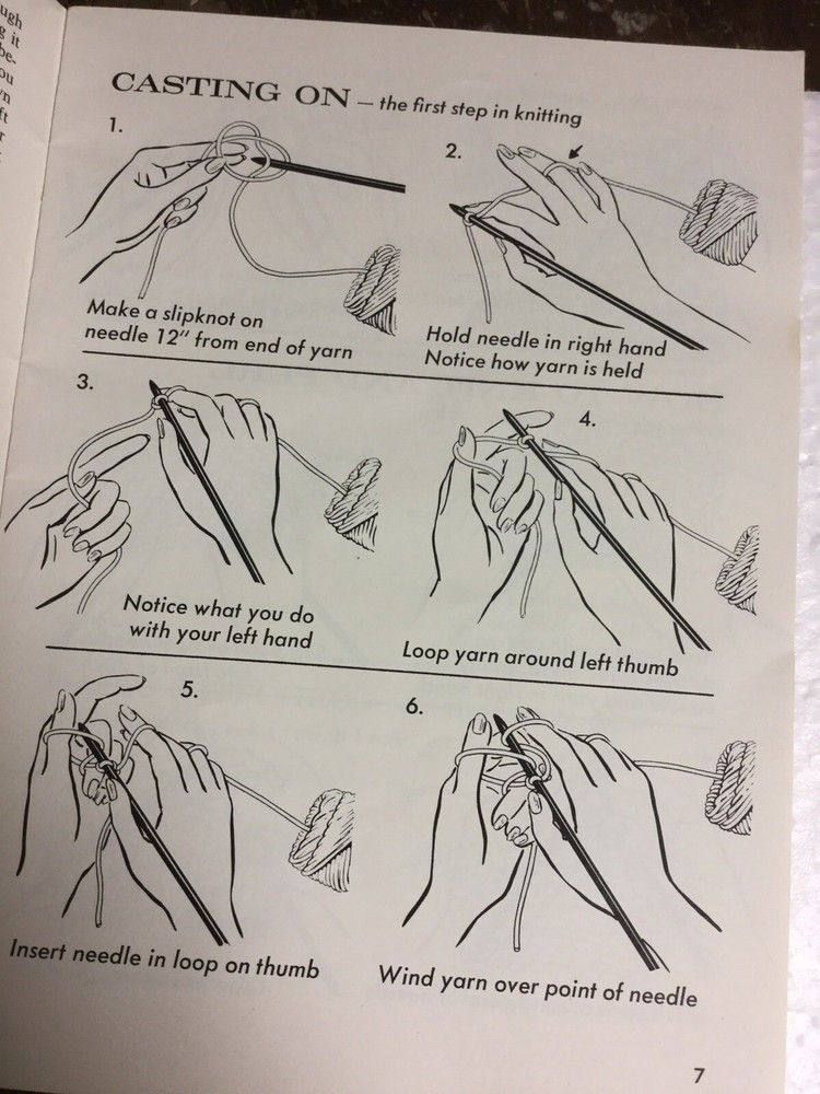 Booklet Learn To Knit