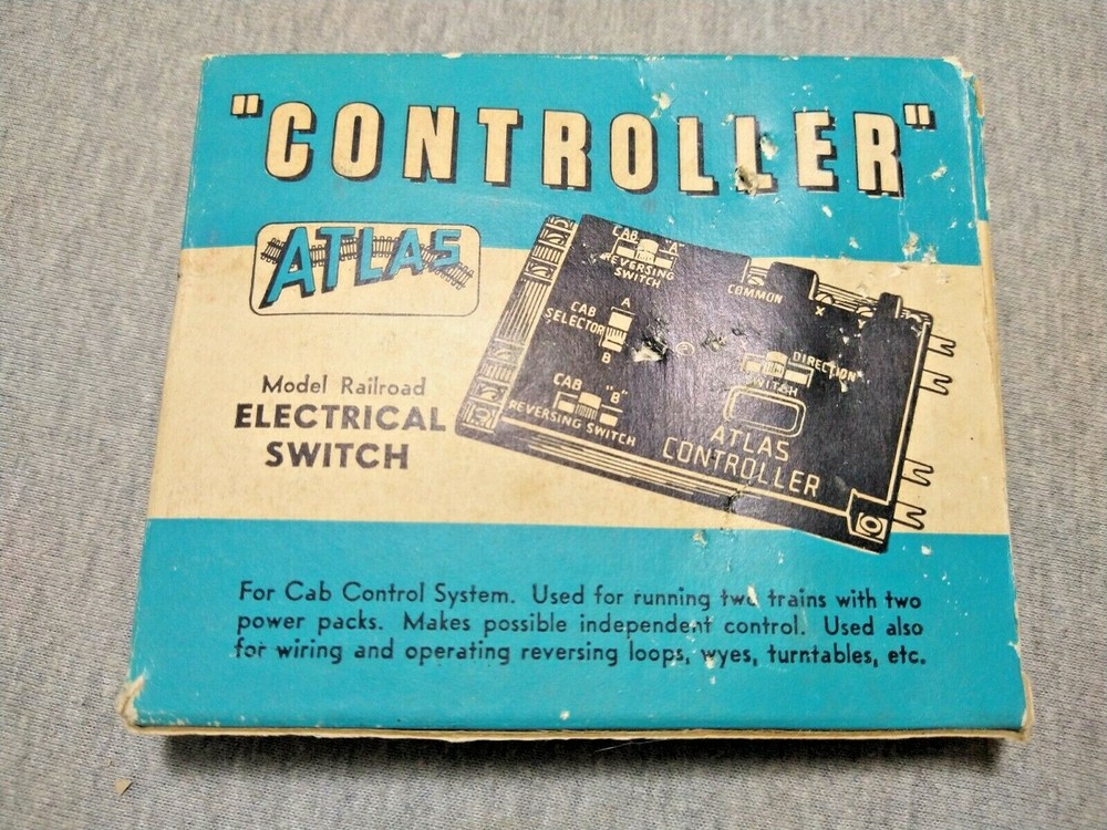Atlas "Controller" Electrical Switch #220 in Original Box ~ TS