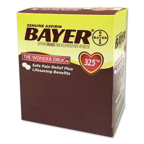 Bayer 33032EA 2-Pack Aspiring Tablets (50/Box) New