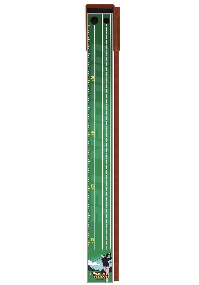 Perfect Practice Putting Mat Golden Tee Edition