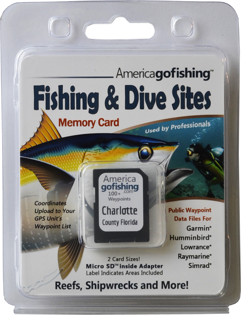 Charlotte County Fishing & Dive Sites Memory Card