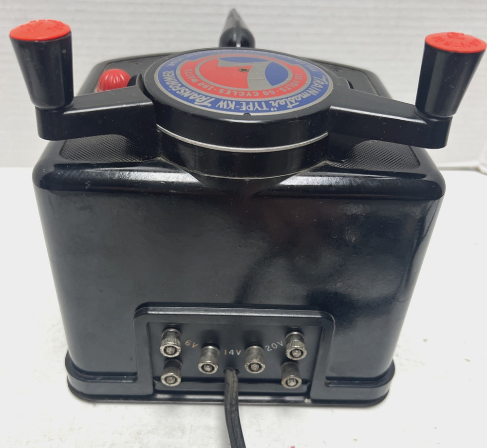 LIONEL TRAINMASTER TYPE KW TRANSFORMER 190 WATTS MODEL - TESTED - WORKING - #1