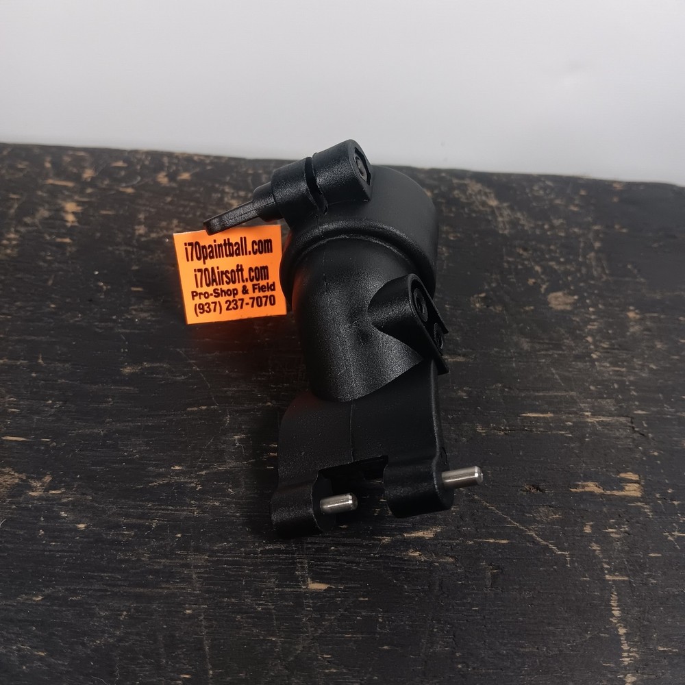 Tippmann 98 FeedNeck Elbow and Clear Hopper Threaded