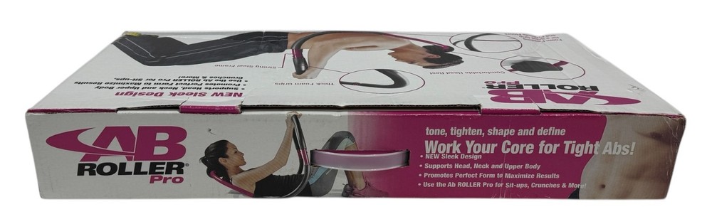 Ab Roller Pro Original Purple Abdominal Exercise Stabilizer Crunch Rocker