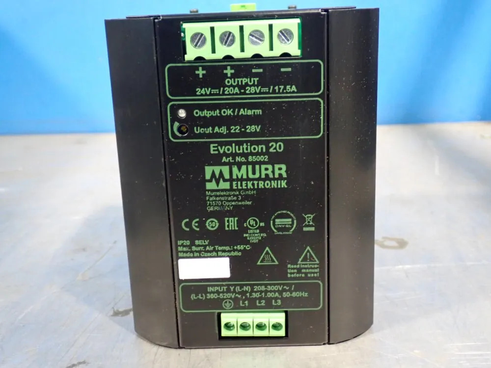 MURR ELEKTRONIK DC POWER SUPPLY 85002