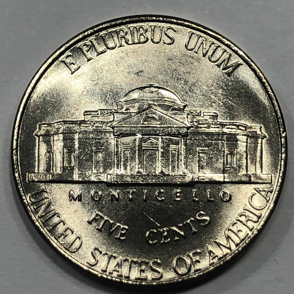 2001-D Jefferson Five Cent Coin - Uncirculated