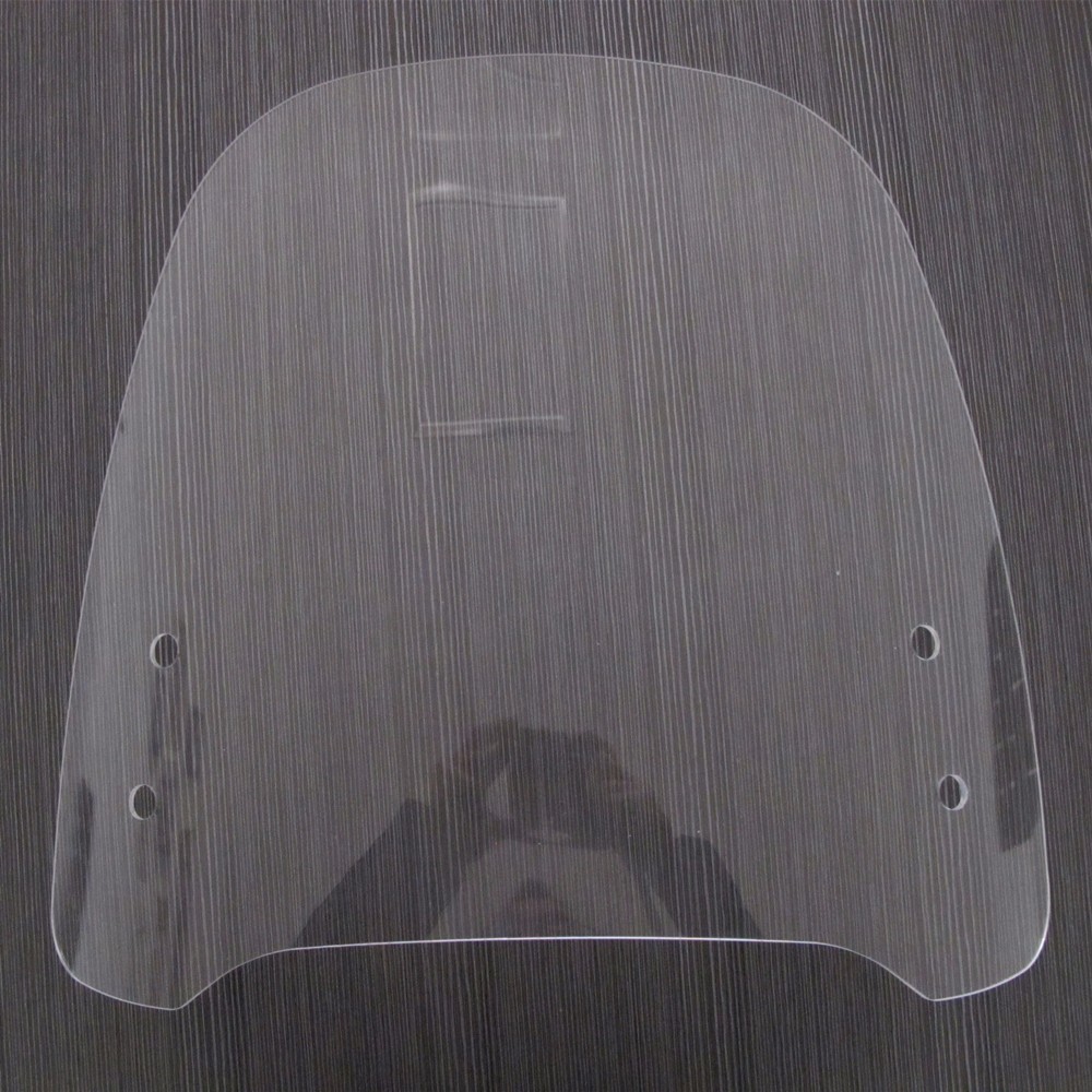 17"x15" Universal Clear Scooter Moped Motorcycle Windshield Windscreen