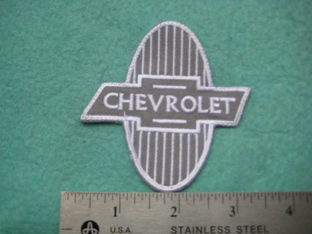 Chevrolet Gray Dealer Service  Uniform Hat Patch