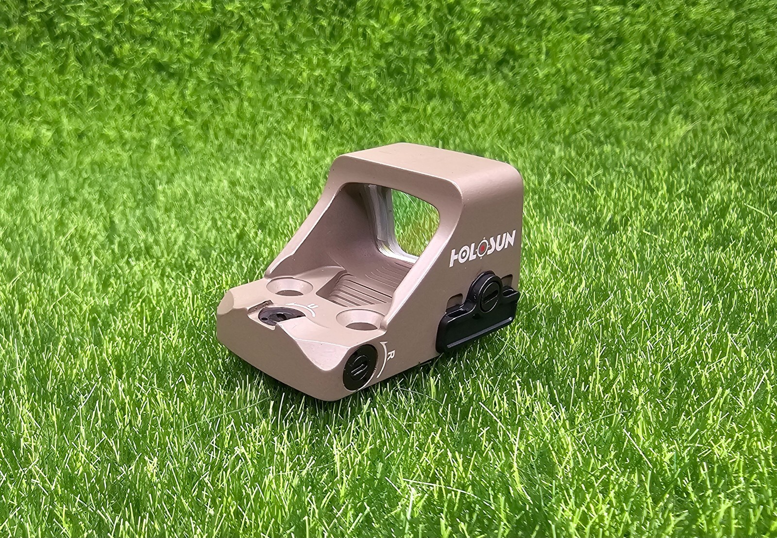 Holosun Classic Open Reflex Red Dot Sight 6 MOA Dot, FDE - HS407K X2 FDE