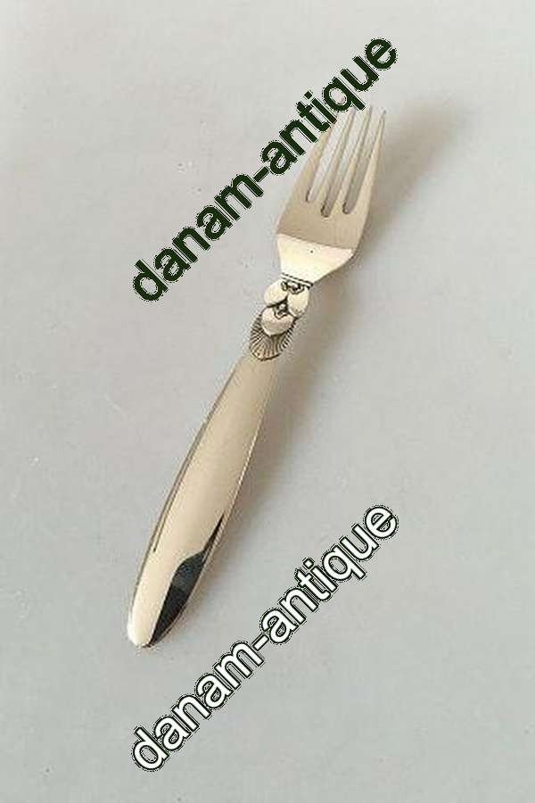 Georg Jensen Sterling Silver Cactus Child Fork No 082