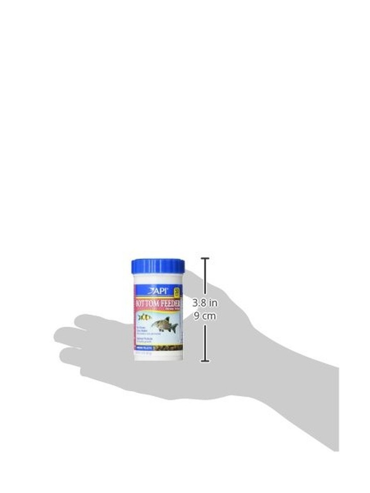API BOTTOM FEEDER PELLETS WITH SQUID Fish Food 1.3-Ounce Container