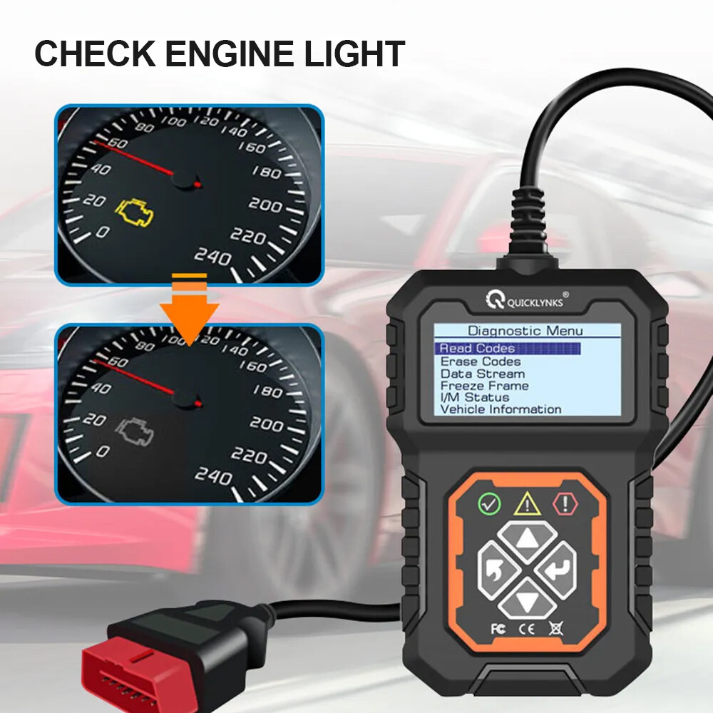 QUICKLYNKS T31 Car Engine Fault Code Reader OBD2 Scanner Engine Diagnostic Tool