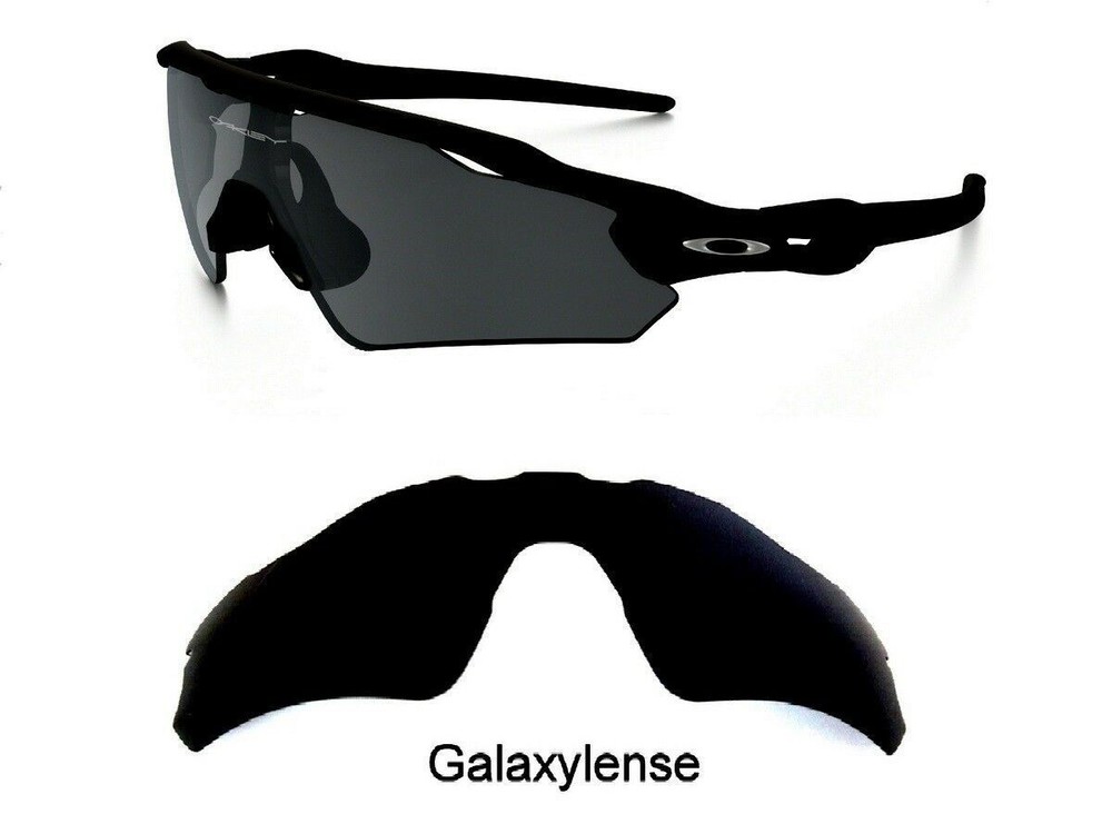 Galaxy Replacement Lenses For Oakley Radar EV Path Sunglasses Black Polarized