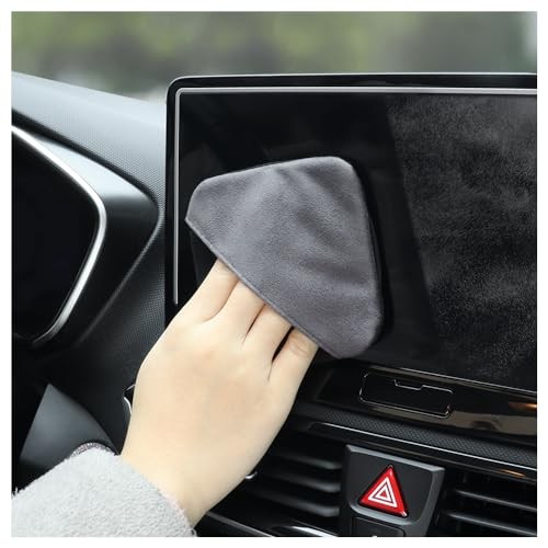 Car Screen Cleaner Cloth,Rapid Dust Removal Microfiber Cleaning Square Shape