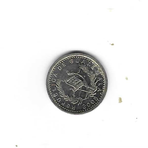1 coin from the Guatemala