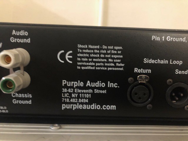 Purple Audio MC77 Limiting Amplifier