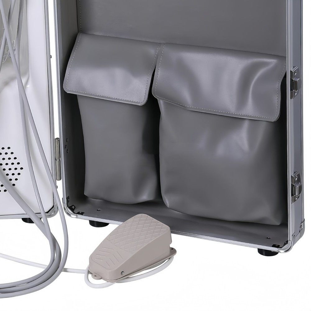 Dental Unit System with Built-in Air Compressor+Mobile Suction Unit System