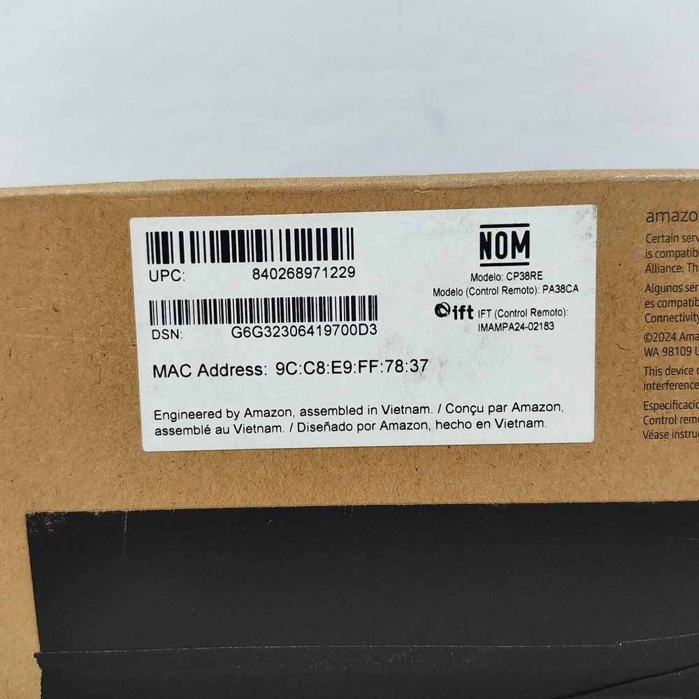 Amazon echo show Smart Display Black CP328RE