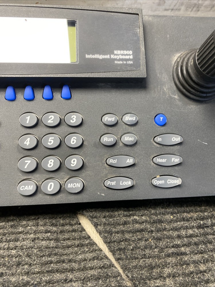 Pelco KBR960 Rack Mount Keyboard, Joystick Zoom Control