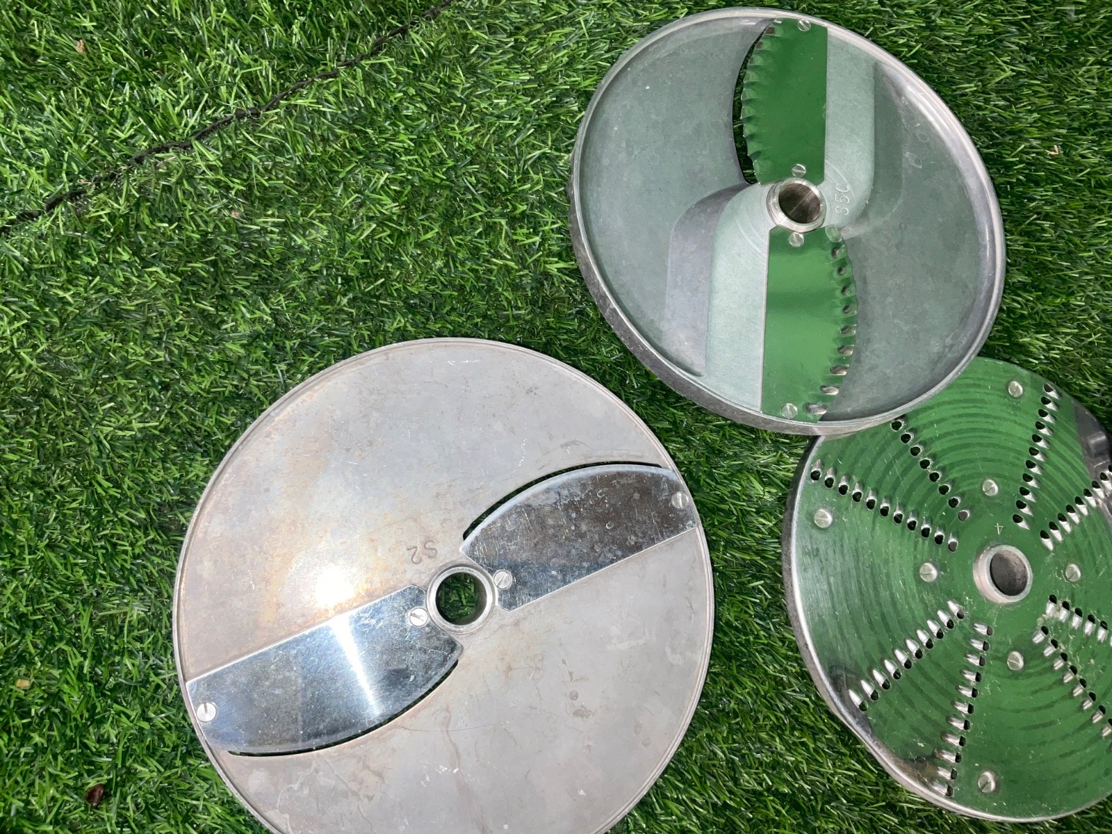 Mannhart Blade Dice Slicer Lot of 5 W Tray Genuine OEM Replacement Part 1995 2A