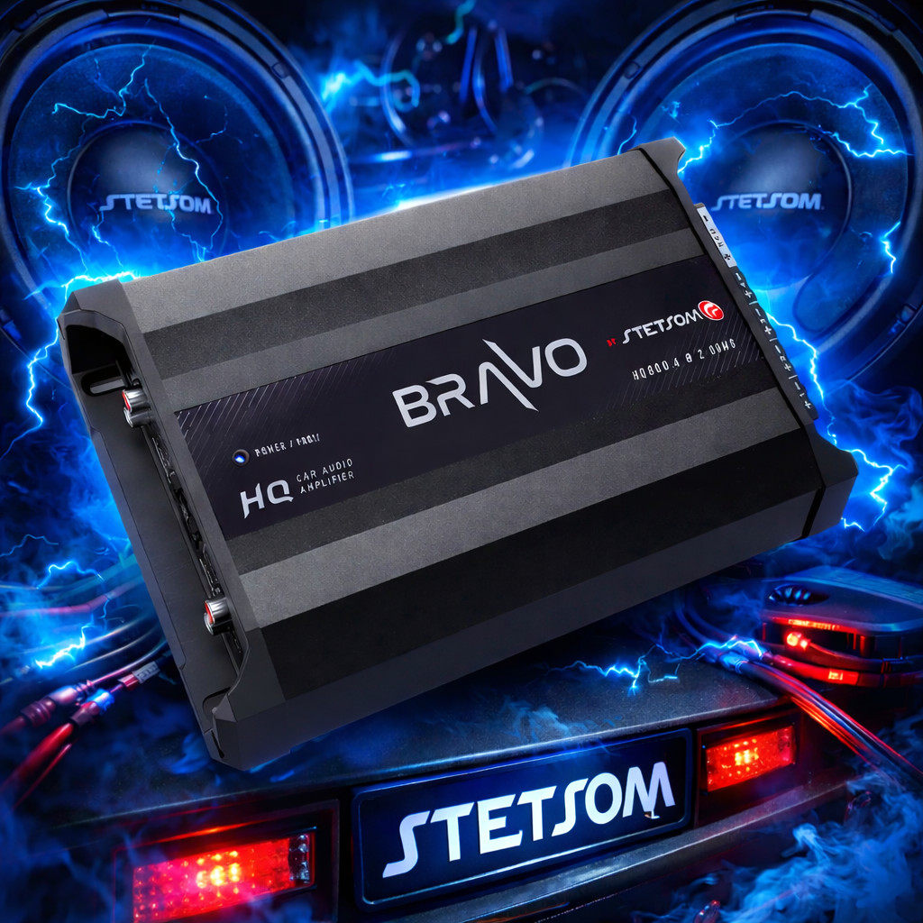 Stetsom Bravo HQ 800.4 2ohm + SAME DAY SHIPPING FROM USA 800W RMS