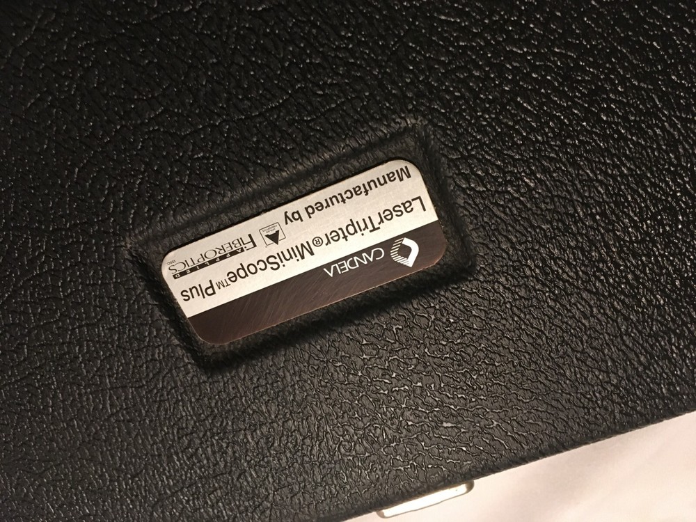 LaserTripter MiniScope includes 3 Adapters & Case. Applied Fiberoptics. Used