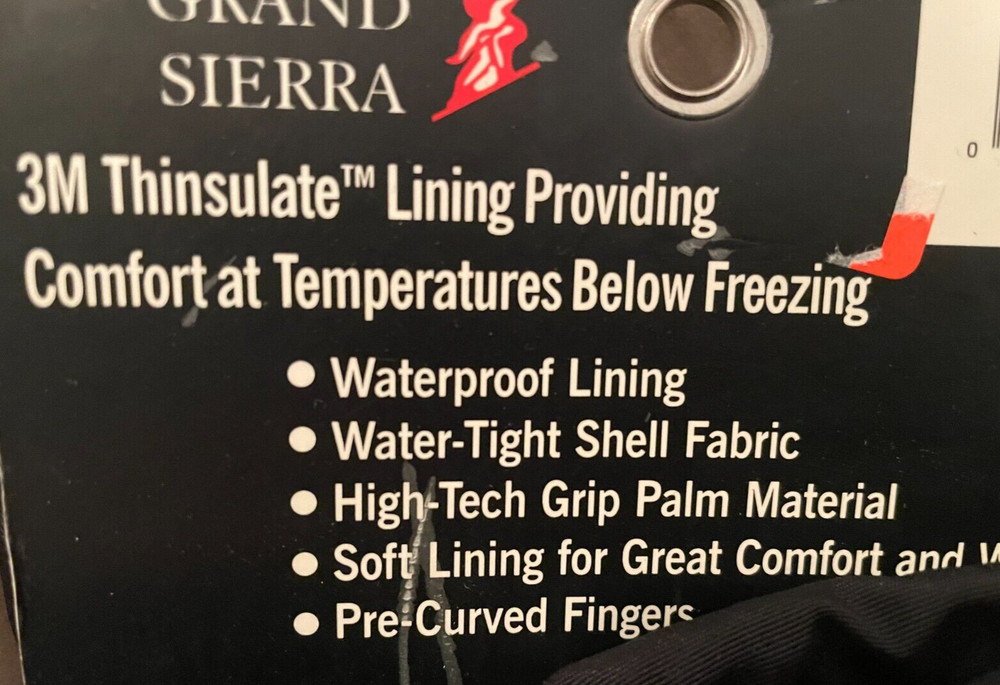 Grand Sierra Thinsulate Lining Waterproof Gloves