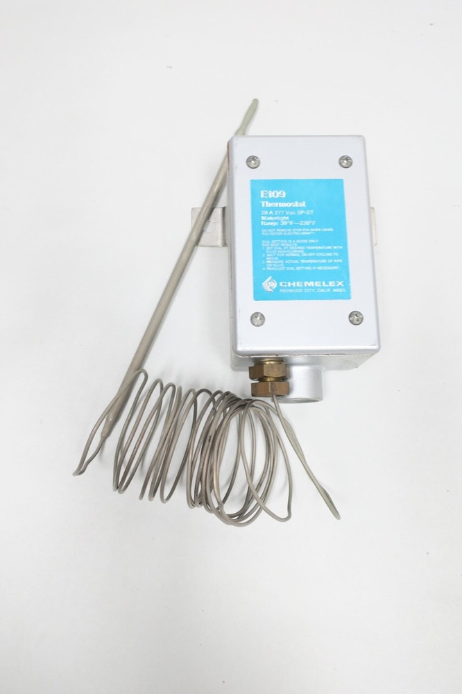 Chemelex E109 Thermostat 30-230f 277v-ac
