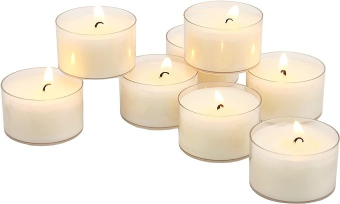 Stonebriar 192 Count White Unscented 6 to 7 Hour Extended 192 Pack, clear cup