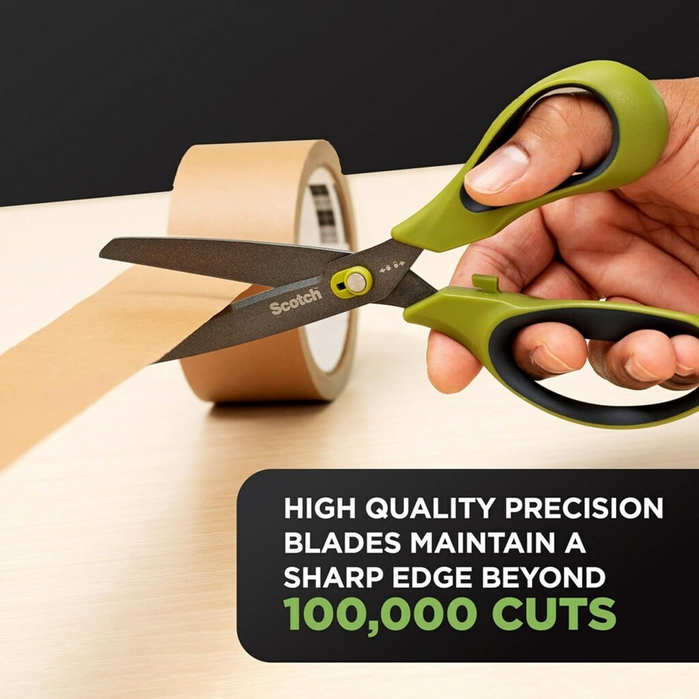Scotch Non Stick Unboxing Scissors Dual Function Scissors and Boxcutter 8" 1 PK
