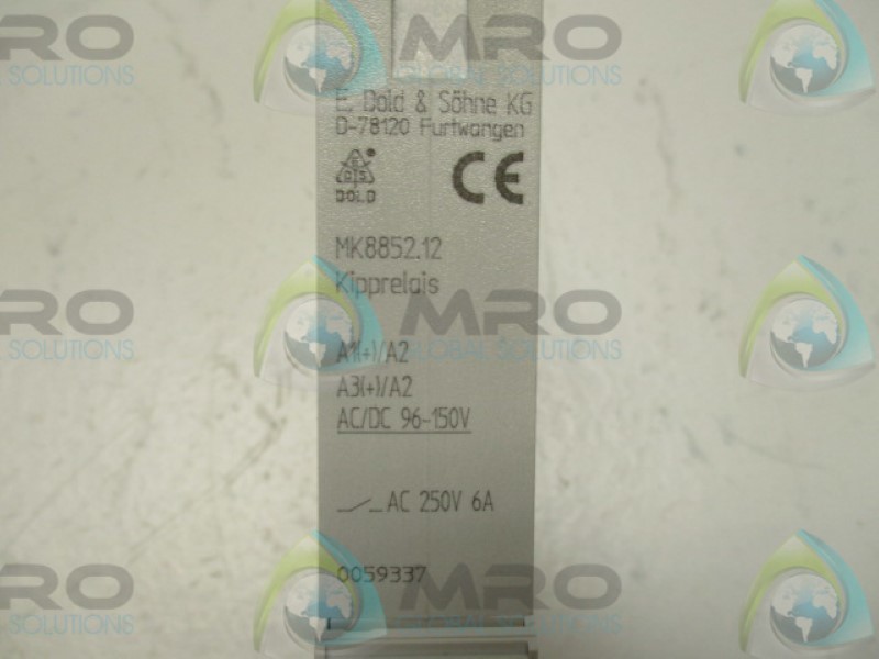 E.DOLD&SOHNE MK8852.12 RELAY MODULE 250V NSNP