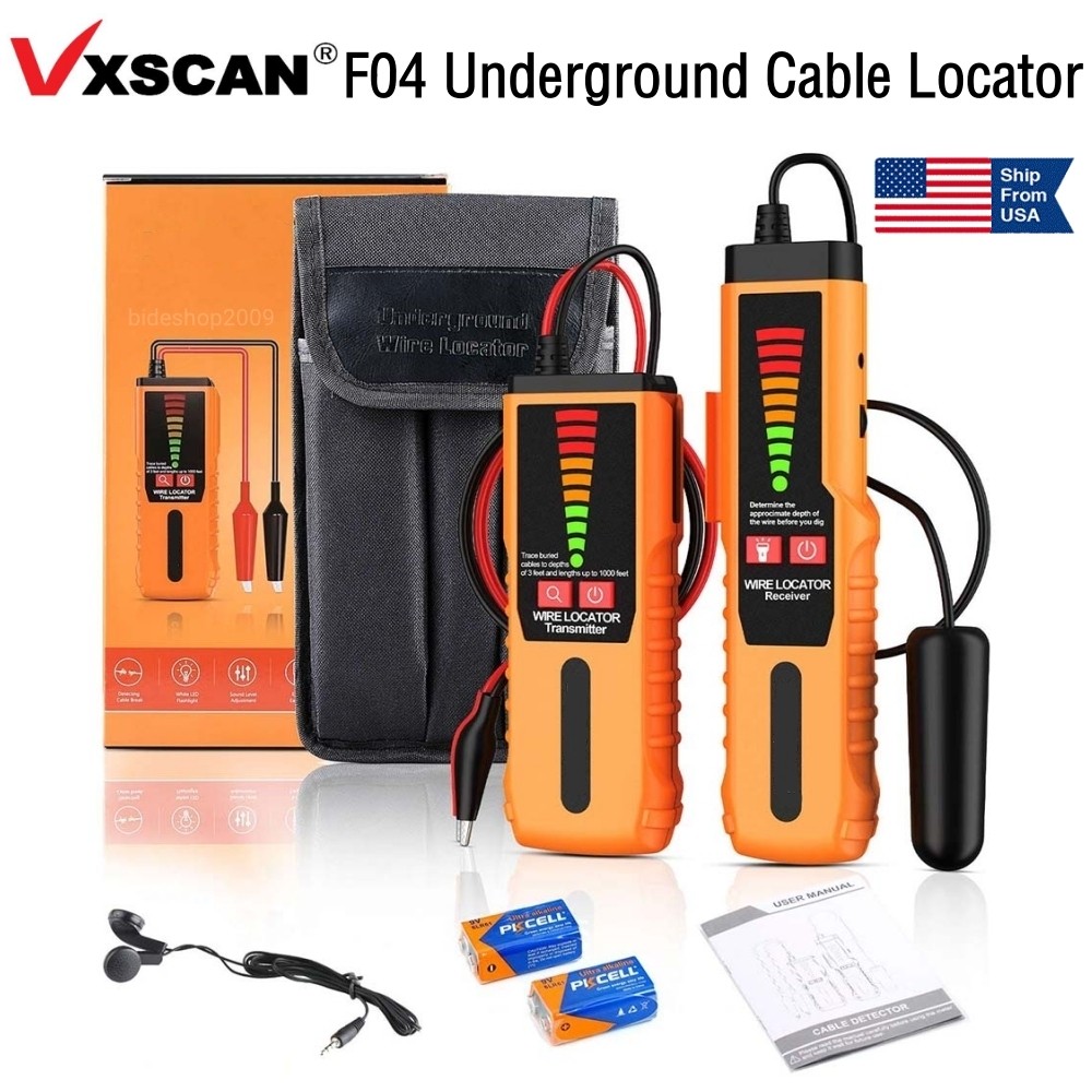 VXSCAN Underground Network Line Finder Cable Tracker Tester Electric Wire Tracer