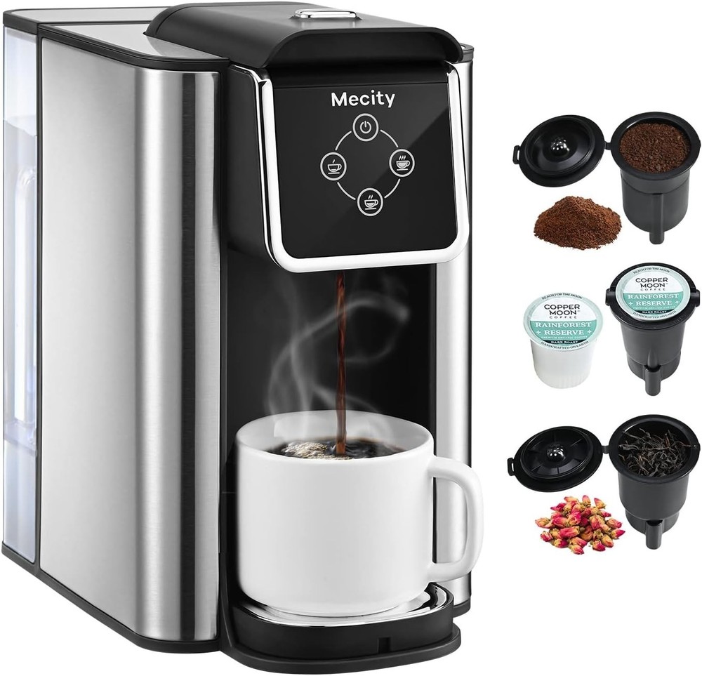 Versatile Coffee Maker: Brew K-Cups, Tea & More - Effortless 6, 8, 10 Oz Cups