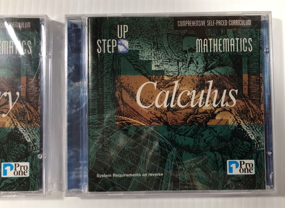 Step Up Geometry and Calculus 2 CD-ROM comprehensive self-paced curriculum NEW