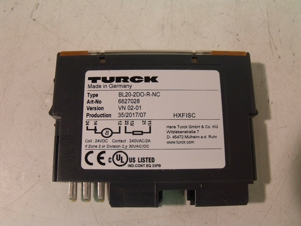 NIB Turck BLD20-2DO-R-NC Digital Output Relay