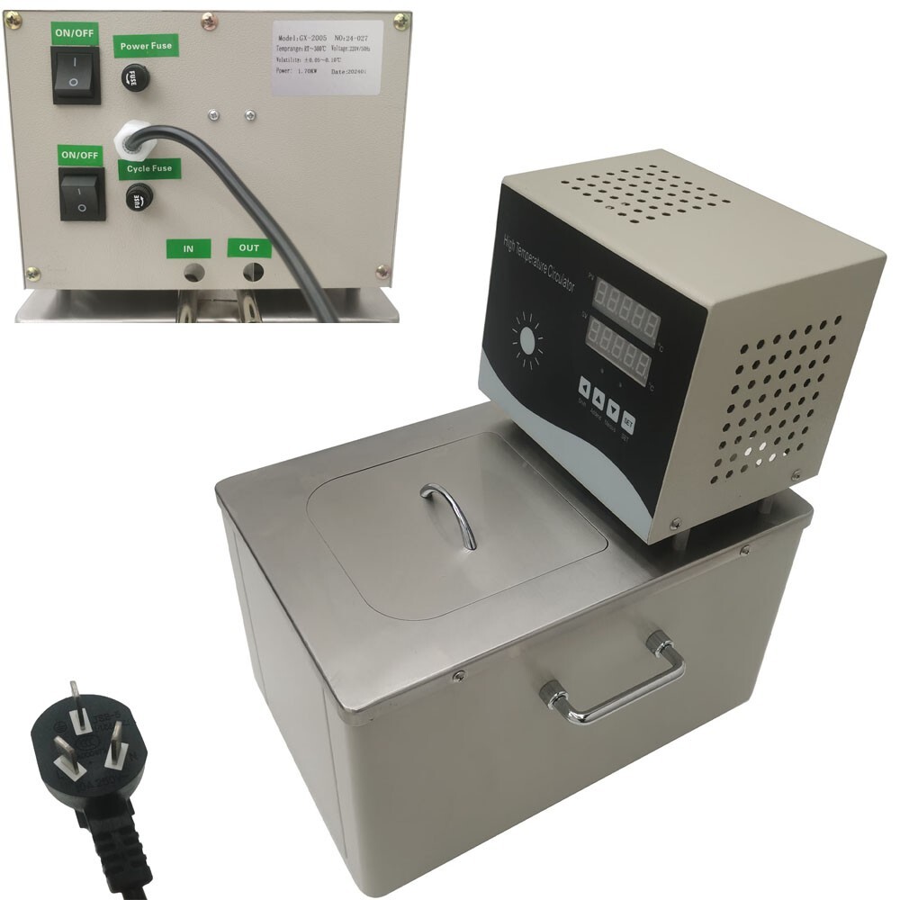 5L High Temperature Ciculator Bath Oil Tank Circulating Pump Science Lab 220V