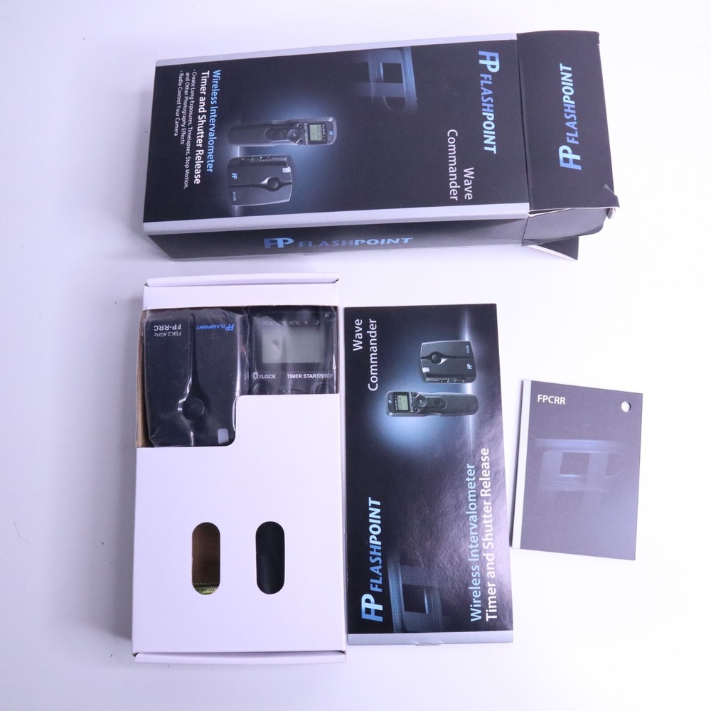 Flashpoint Wave Commander Wireless Intervalometer Timer and Shutter Release