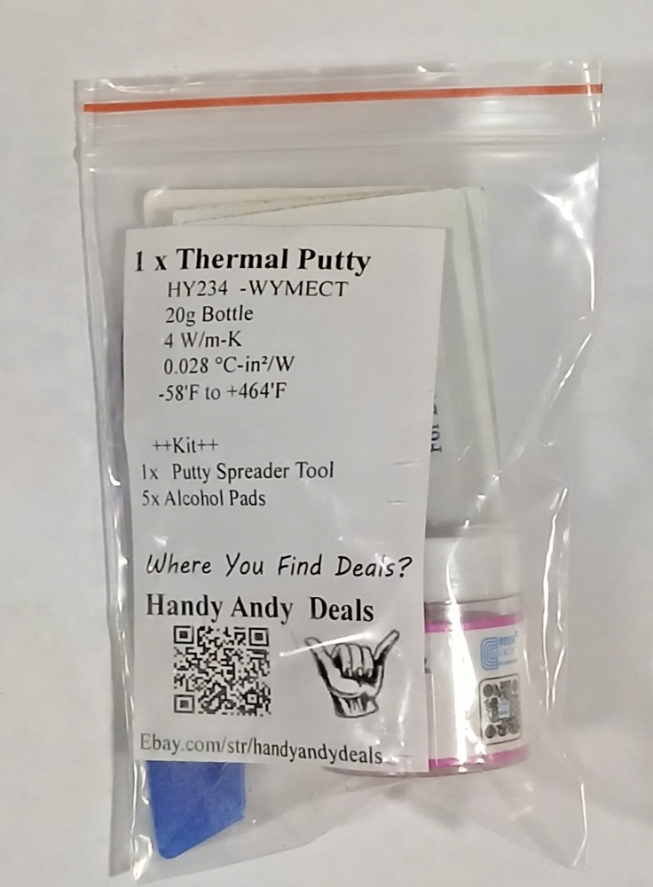 Thermal Putty 33g,20g=Putty PS5 VGA GPU Rapid Cooling Thermal Pad Replace +KIT
