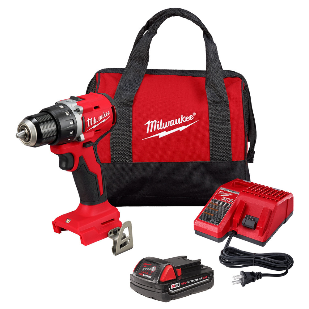 Milwaukee Tool M18 Compact Brushless 1/2 inch Drill/Driver Kit