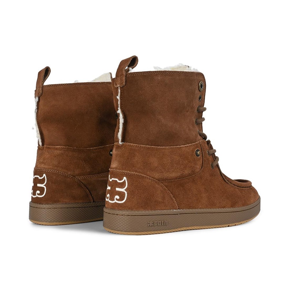 IPATH Cats High Shearling Boots - Brown Suede