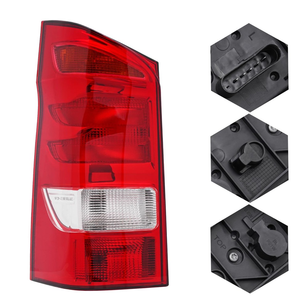 Tail Light Assembly for 2016-2019 Metris Halogen Left Driver Side 4478200064