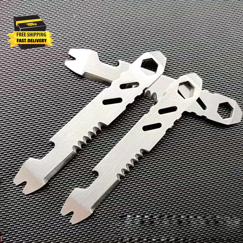 2 Pack Flint Fire Starter Striker Replacement Ferro Rod Scraper High Speed Steel