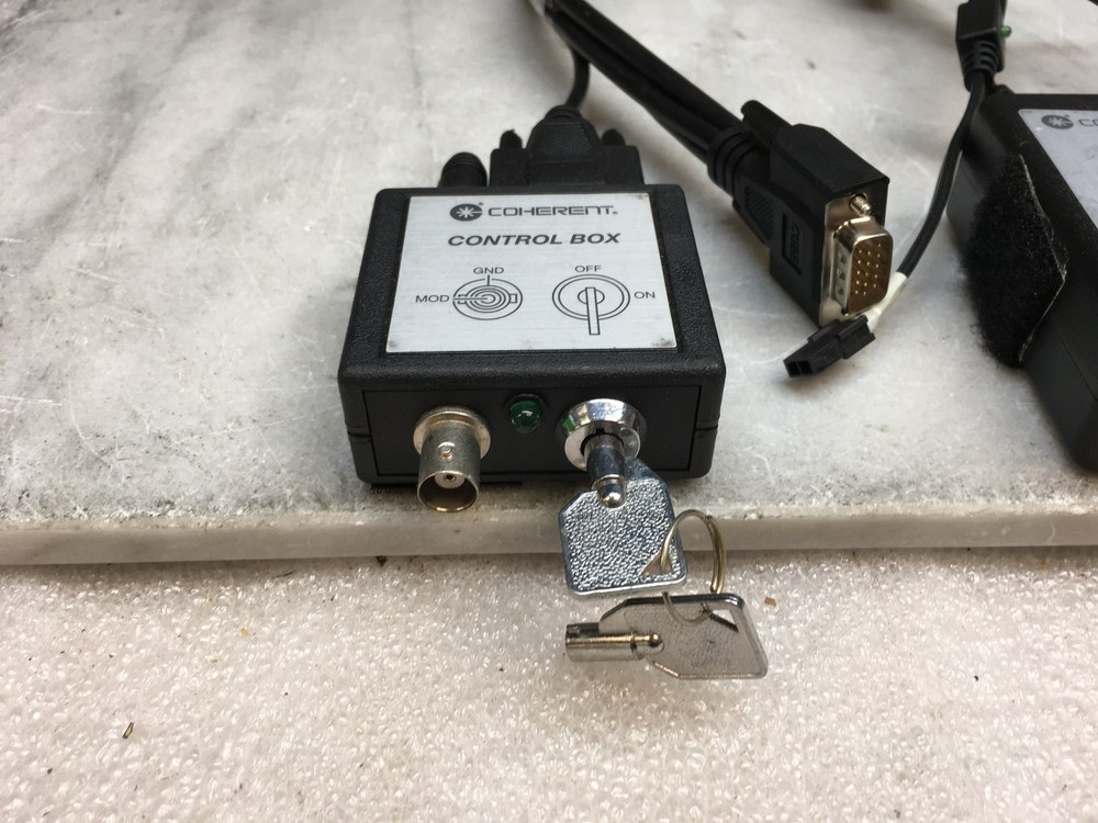 Coherent CUBE 403-50C Laser Diode System 1174298 w/ Power Supply Controller