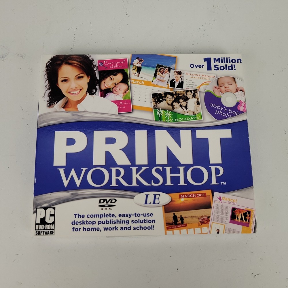 Print Workshop LE (2011 PC DVD-ROM) – Complete Sealed